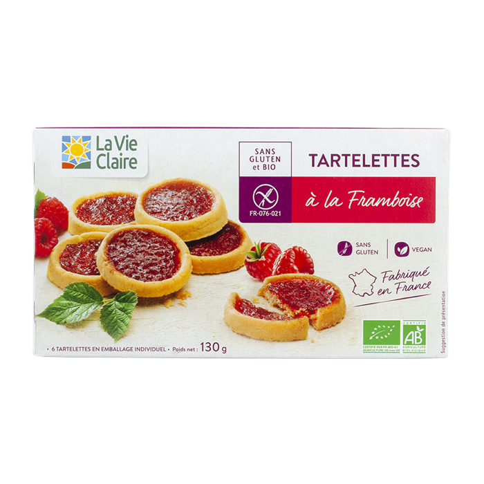 Tartelettes framboise s/gluten