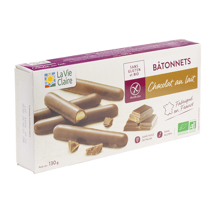 BATONNETS CHOCOLAT SANS GLUTEN