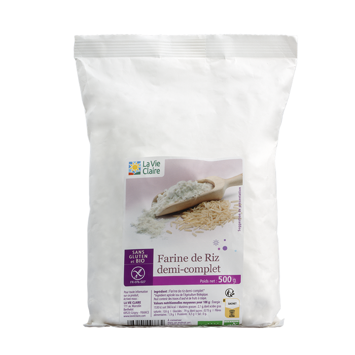 Farine De Riz 1/2 Complet Ss Gluten