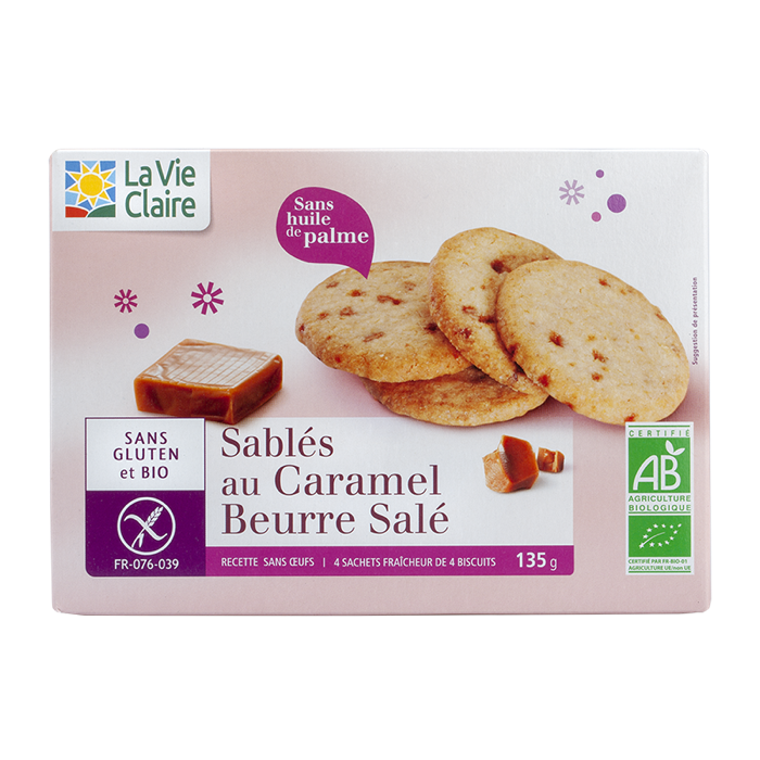 Sables caramel beurre sale s/g lvc