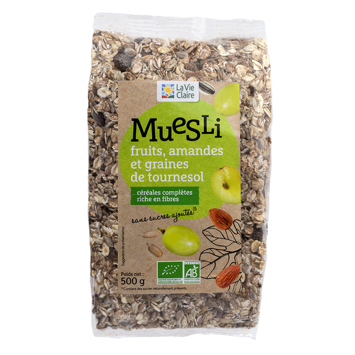 Muesli fruits et graines 500g lvc