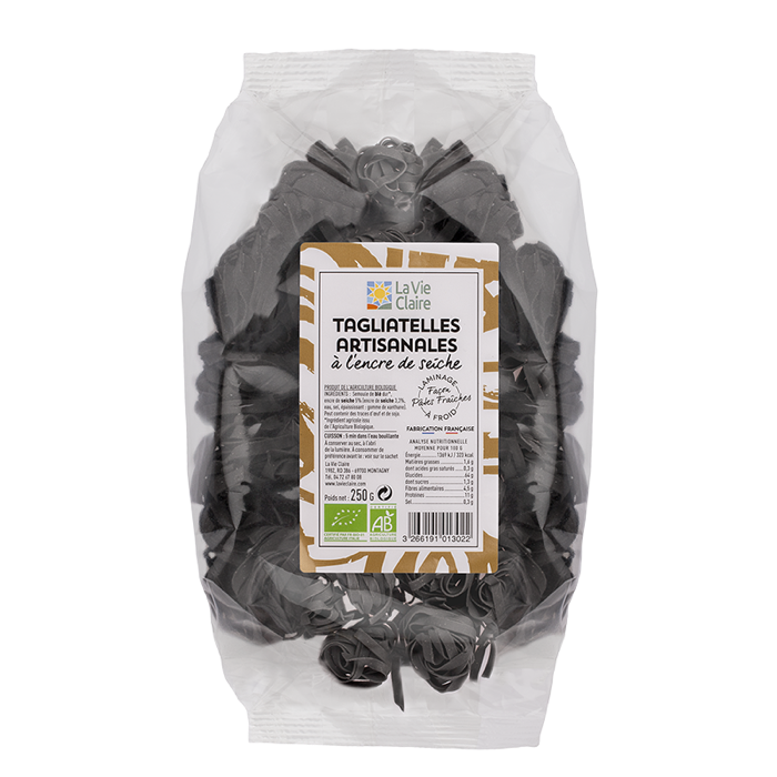 Cuttlefish ink tagliatelle