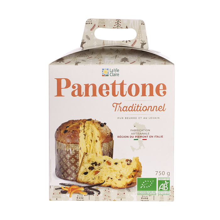 Panettone traditionnel 750g - La Vie Claire