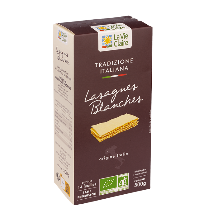 Feuille de lasagne blanche 500g - La Vie Claire