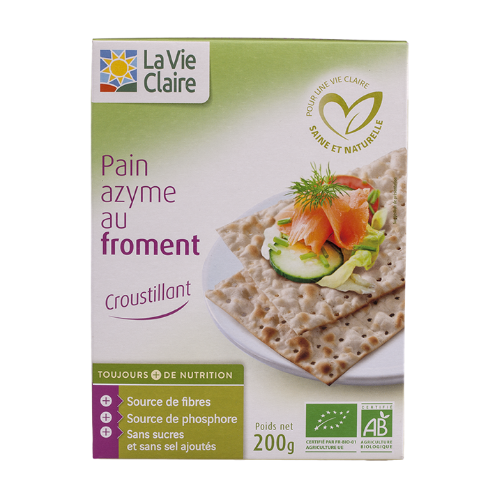 Pain azyme au froment 200g - La Vie Claire