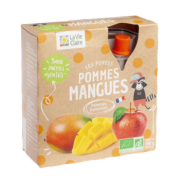 Puree Pom mango gourd 4x90g