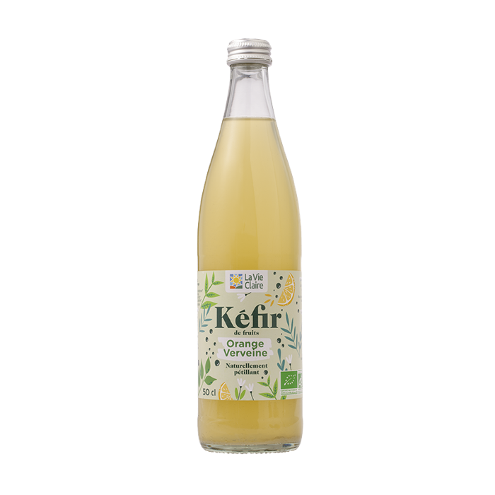 Kéfir verveine orange 250ml - La Vie Claire