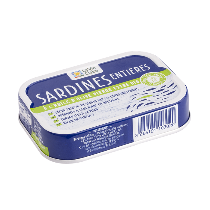 Sardines Entieres H.olive 115g Lvc