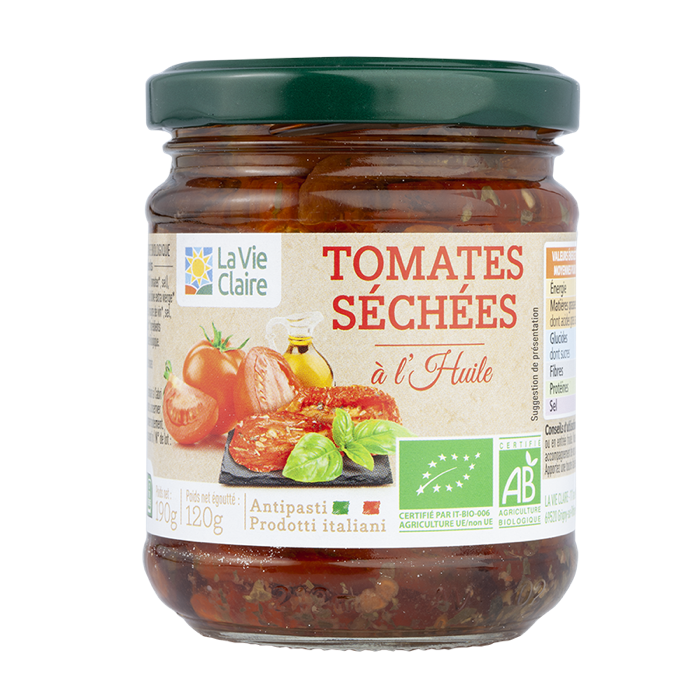 Tomates sechees a l huile