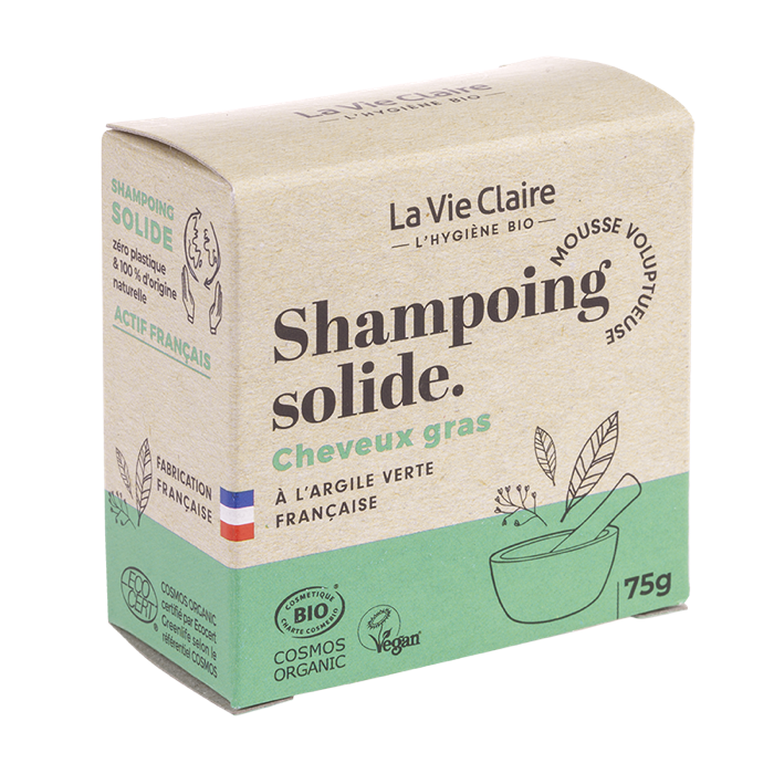 Solid shampoo 75g - oily hair - La Vie Claire