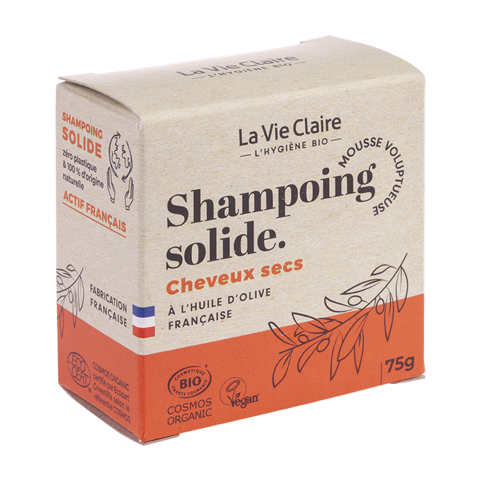 Shampoing solide 75g - cheveux sec - La Vie Claire