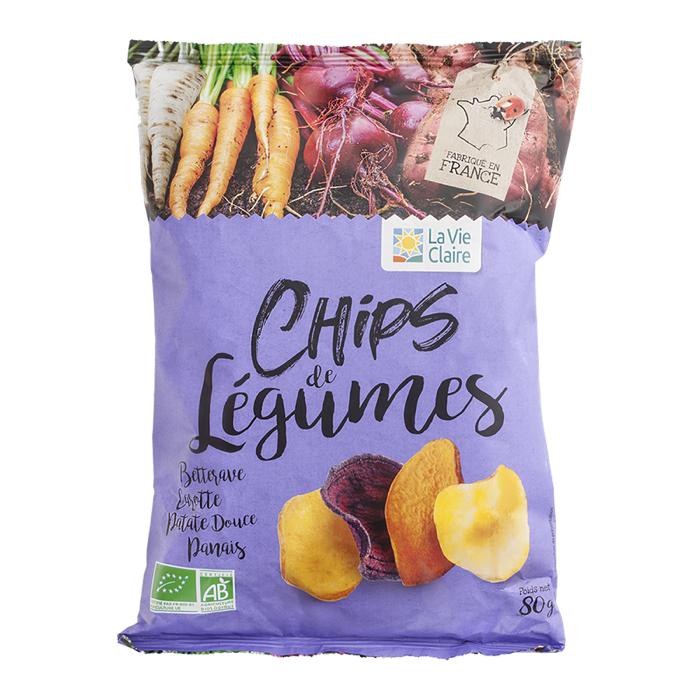 CHIPS DE LEGUMES BIO