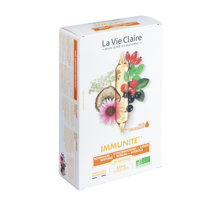 Immunité 20 ampoules - La Vie Claire