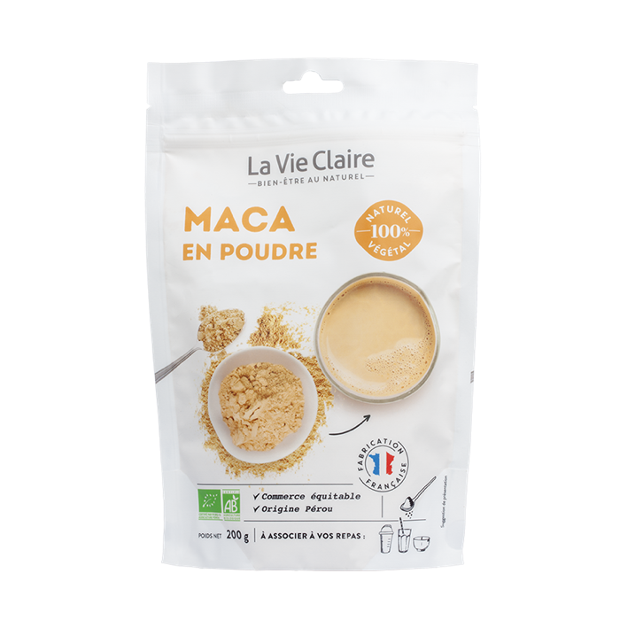 Maca en poudre équitable 200g - énergie/libido - La Vie Claire