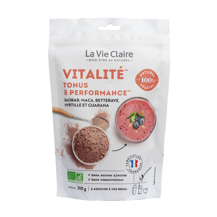 Poudre vitalité 200g - tonus/performance - La Vie Claire