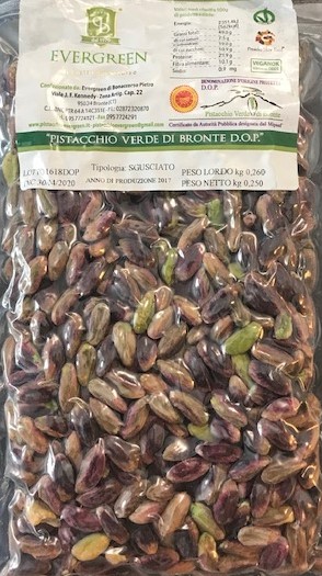 Bronte Sicilian Pistachio 250 grs Bag Unit