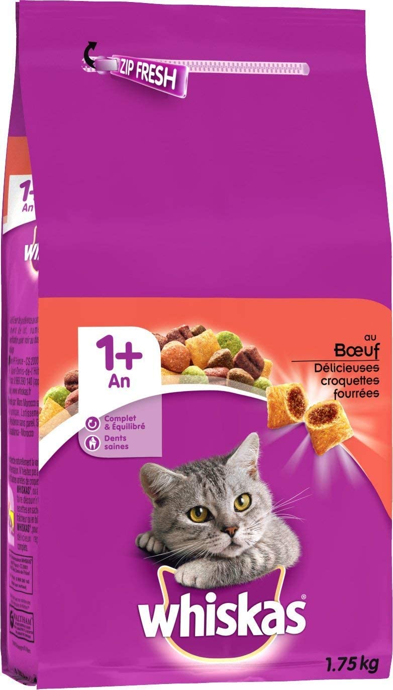 Whiskas Croq Boeuf 1.75 Kg