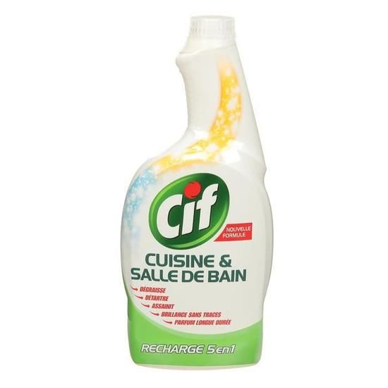 Cif Cuisine Salle De Bain Recharge 750 ml