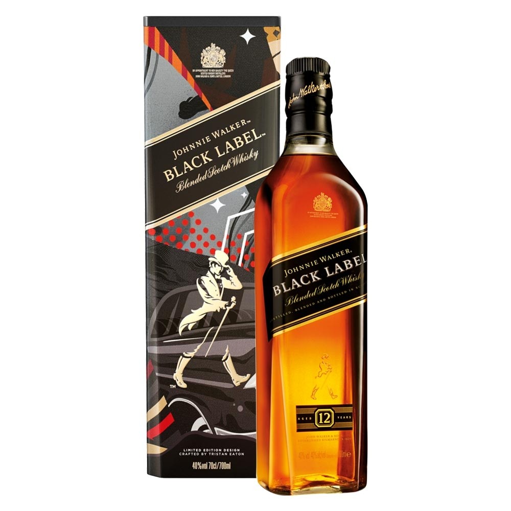 Johnnie Walker Black Label présentoir / giftbox - 3L