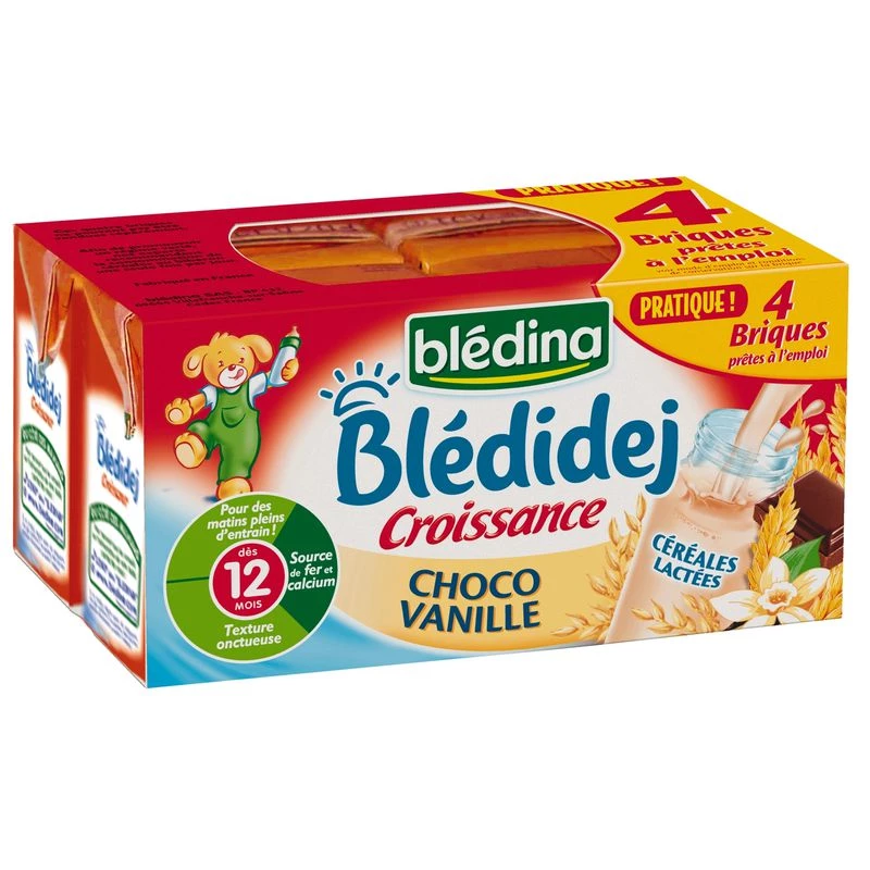 Blédidej Croissance Choco Vanille dès 12 Mois