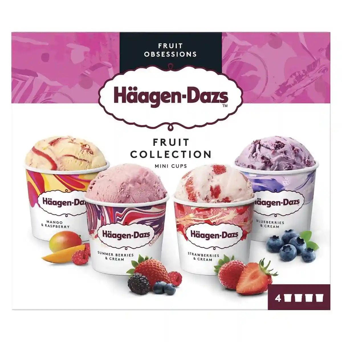 Häagen-Dazs fruit ice cream collection