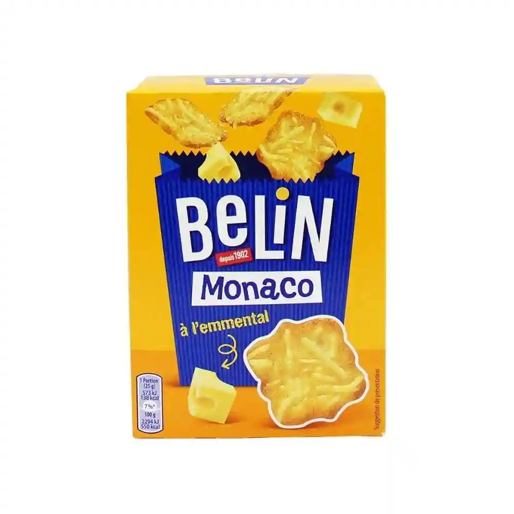 Monaco crackers à l'emmental Belin 