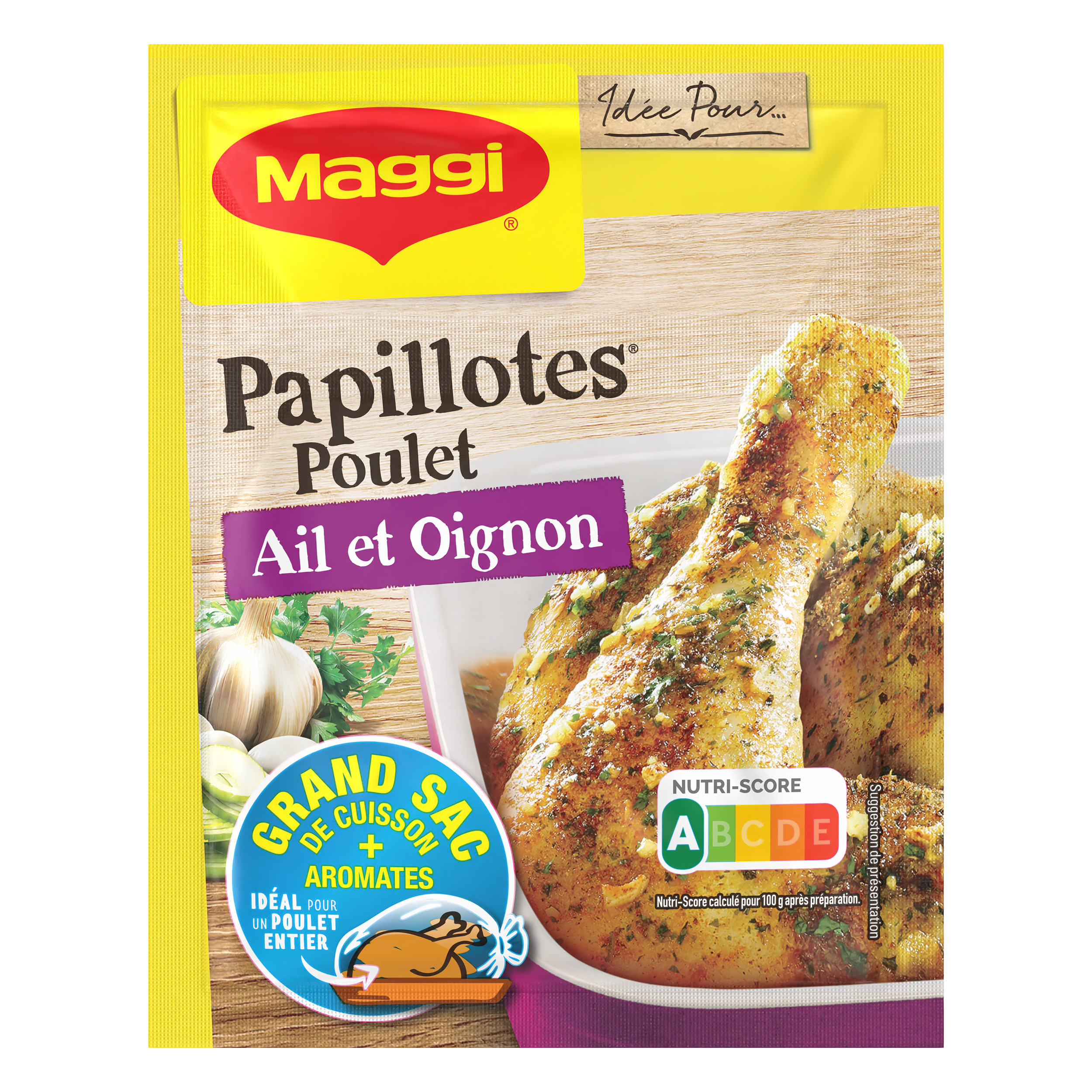 Maggi Papillotes Chicken Garlic Onion
