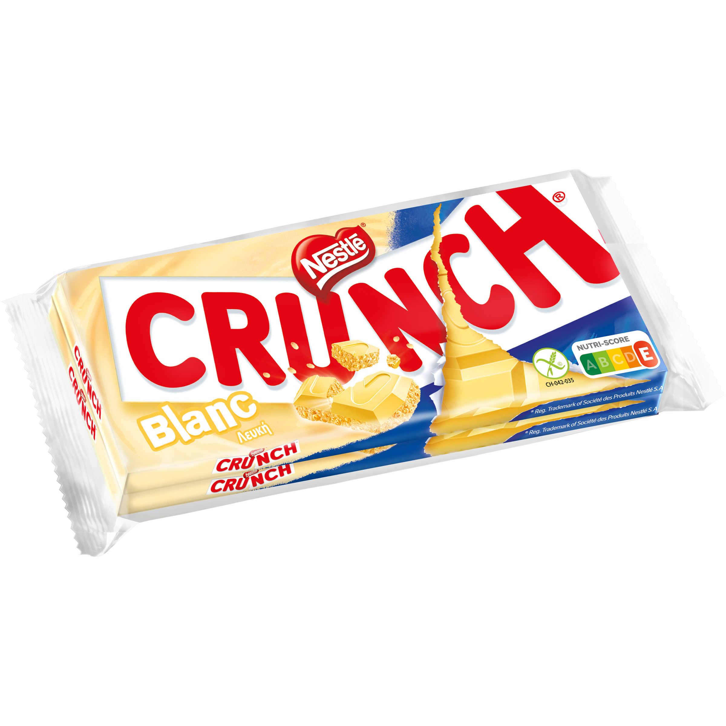 White chocolate crunch with crunchy cereals