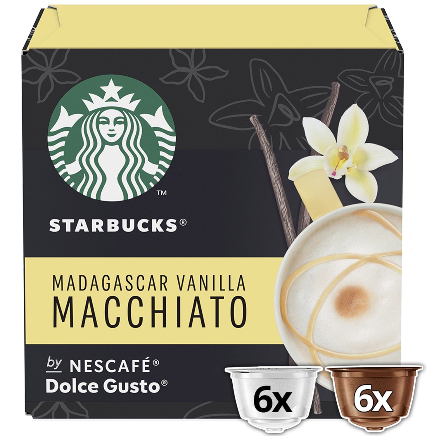 Starbucks by nespresso coffee pods vanilla macchiato for Dolce Gusto