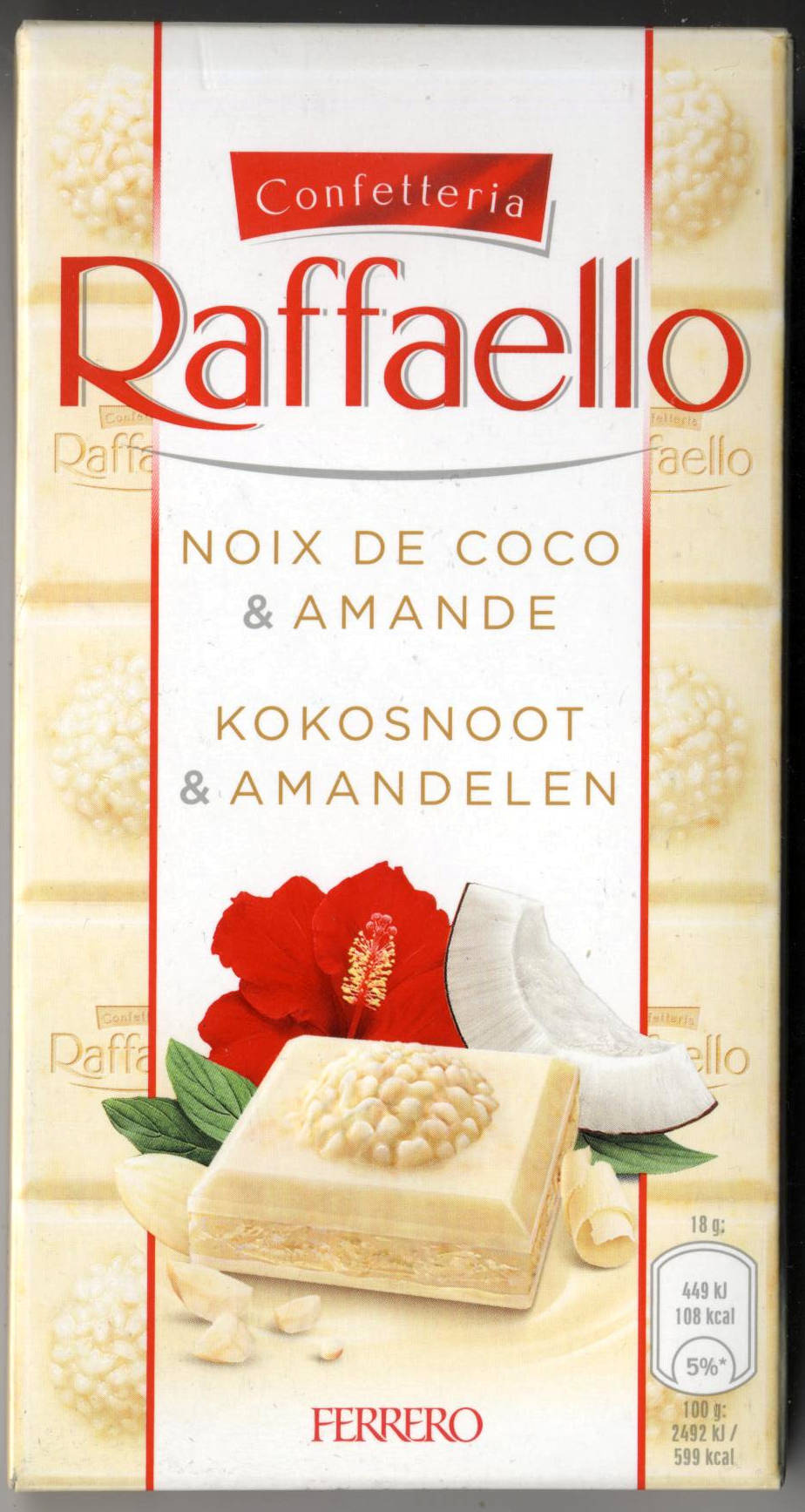 Coconut and almond chocolate Raffaello