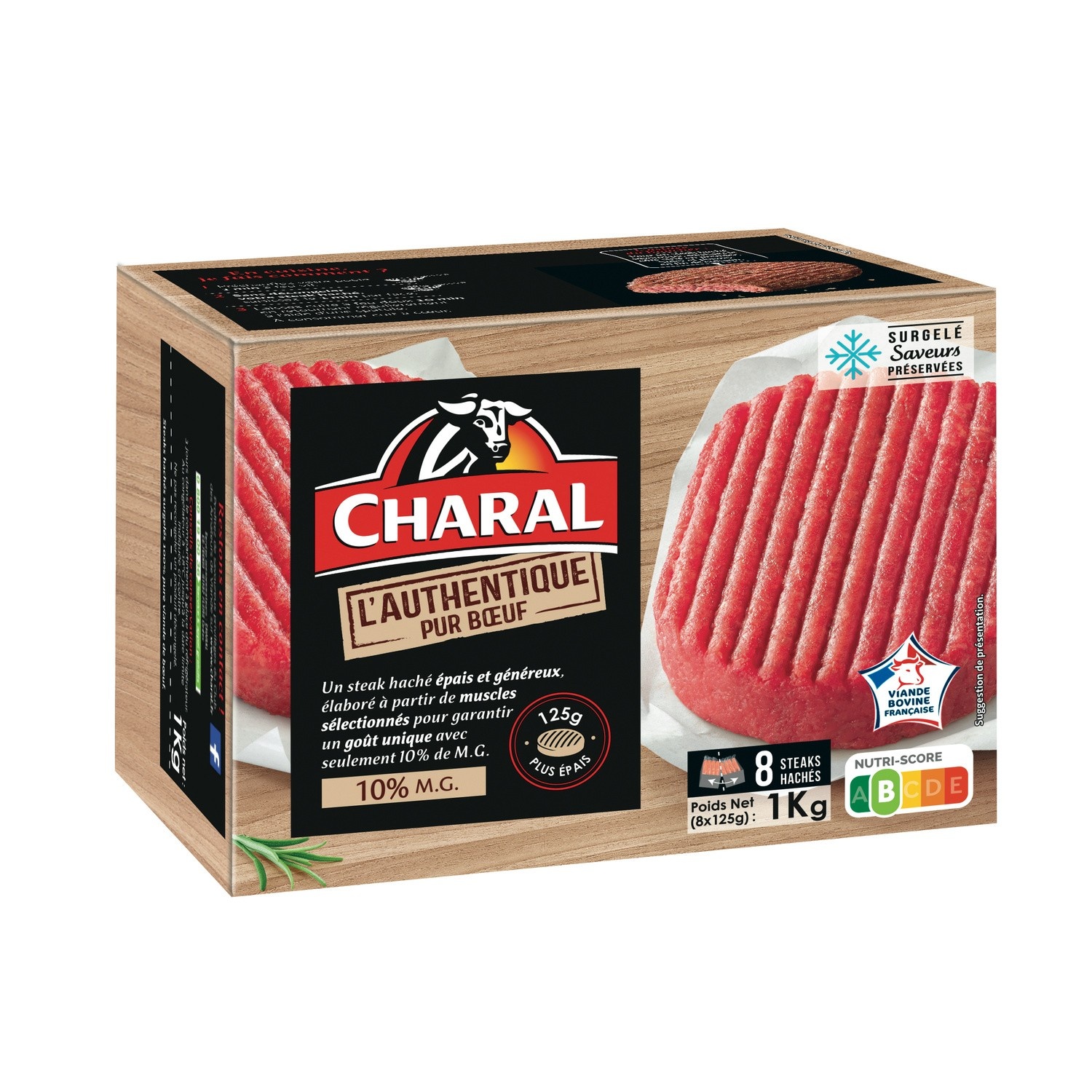 Steak haché l'authentique Charal