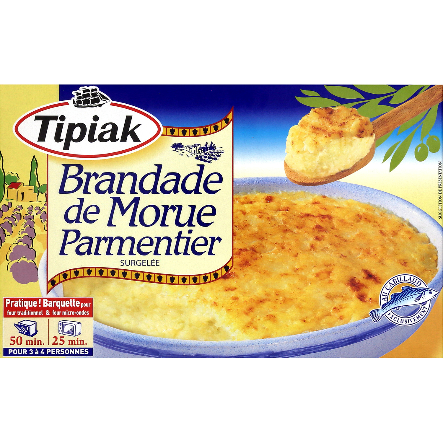 Cod brandade parmentier Tipiak