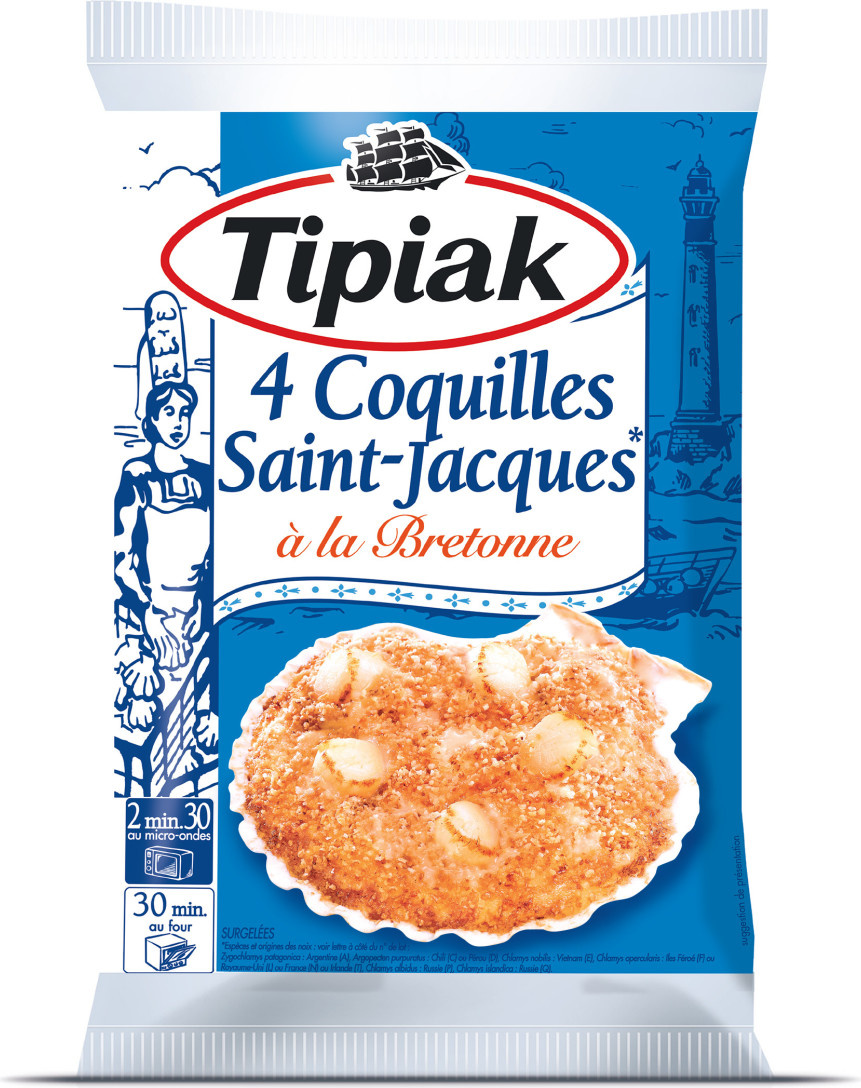  Scallops Breton style Tipiak