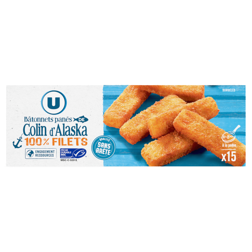 Alaska pollock breaded sticks U