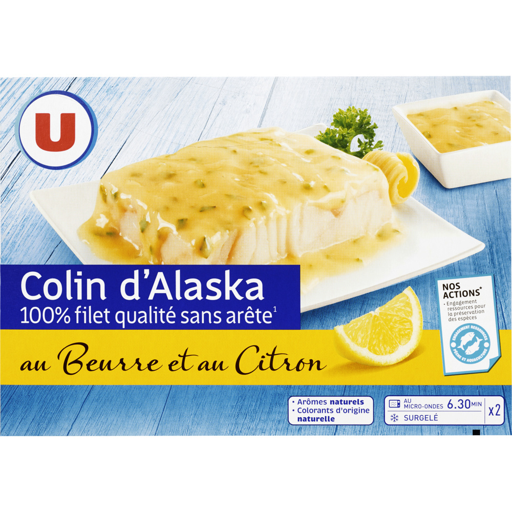 Alaska Pollack with lemon butter sauce U