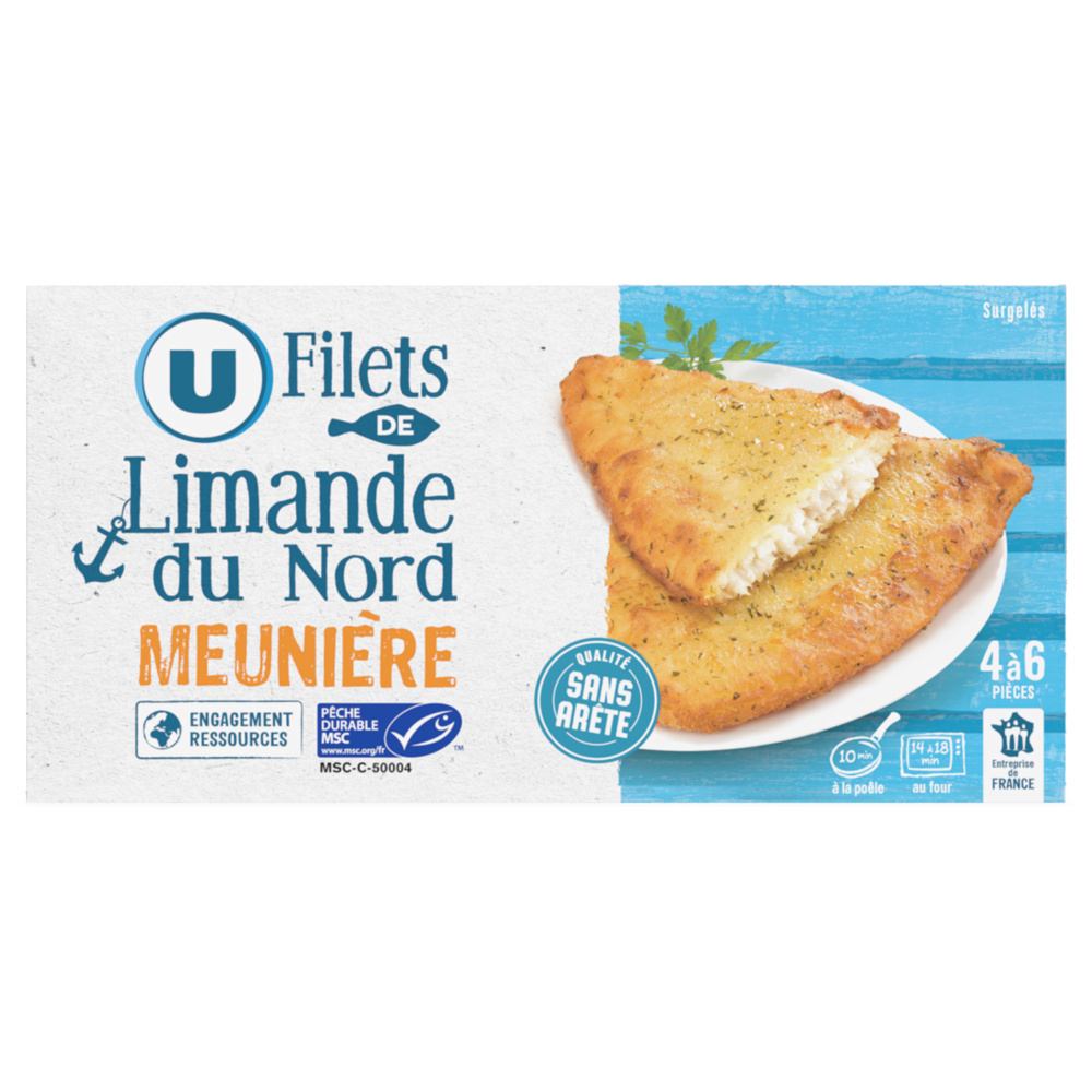 Filet de limande du nord meunière U