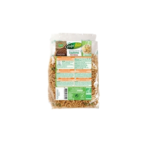 Organic quinoa rice shells