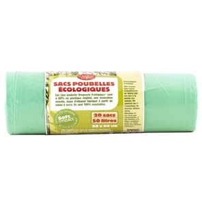 Sacs Poubelle Eco-plastiques 50l