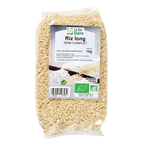 1/2 whole grain long rice