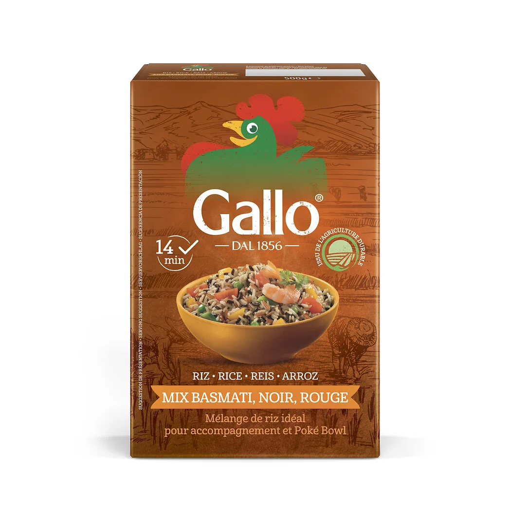 Gallo mixed basmati, black and red rice
