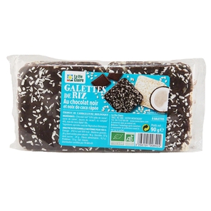 Black Coconut Choc Rice Cakes 200 g
