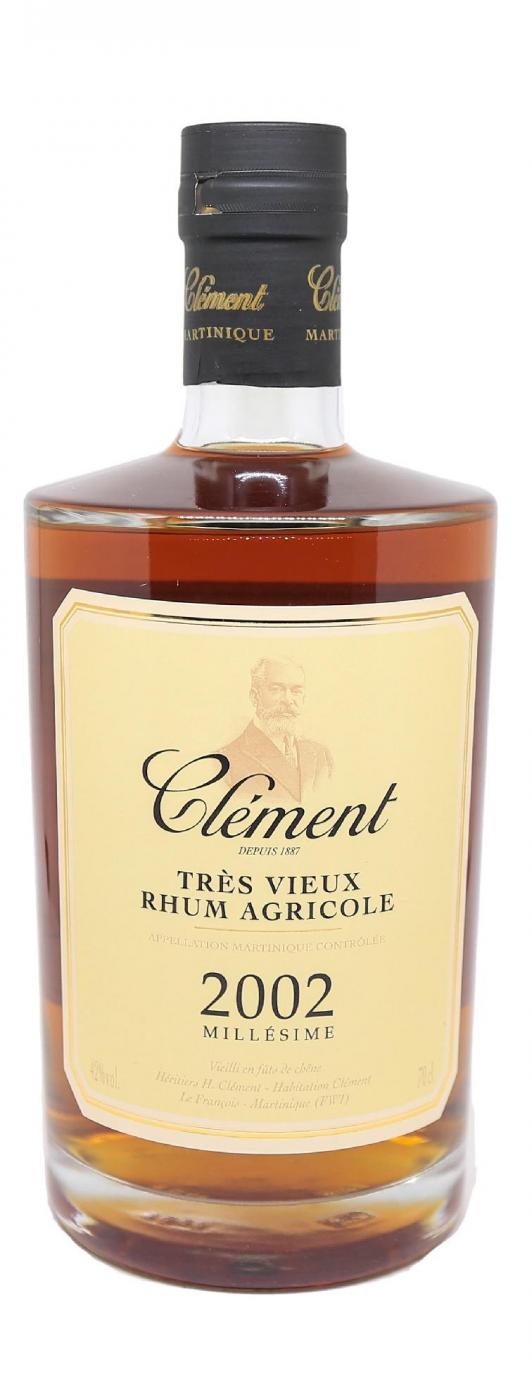 Clement rhum vieux millesime 2002 70cl 42° 