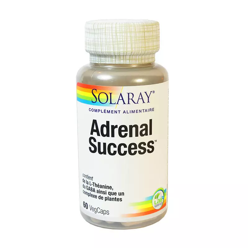 Adrenal success - Complément alimentaire stress/sommeil- 60 unités - Solaray