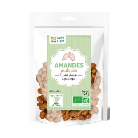 AMANDES PRALINEES 125G