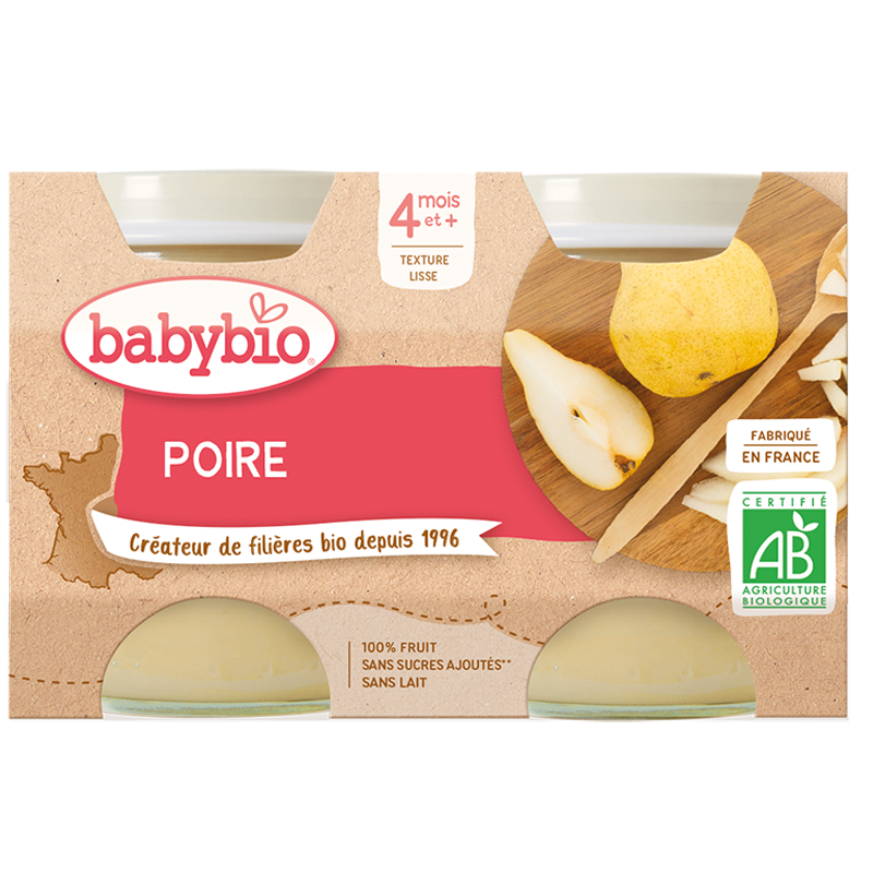 Babybio Pot Poire - Des 4 Mois