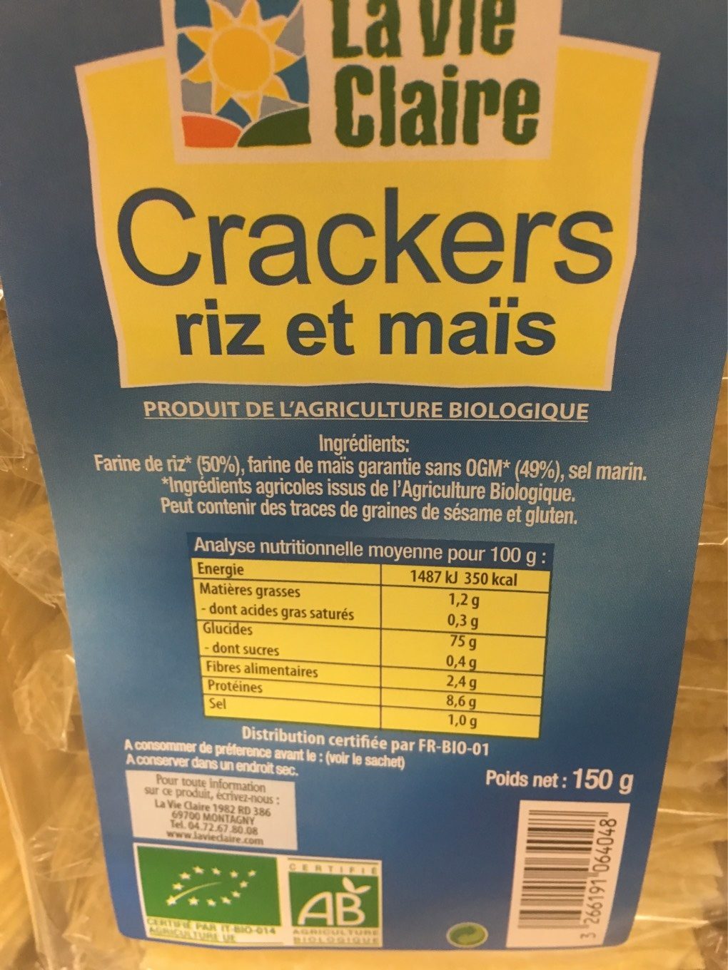 CORN RICE CRACKERS