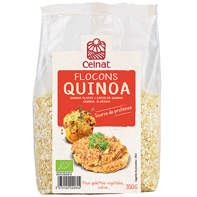 QUINOA FLAKES 350G CELNAT 