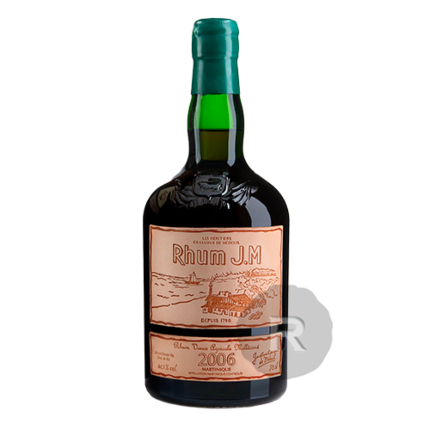 Jm rhum vieux 15 ans 2006 70 cl 41,5°  