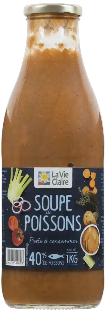 Soupe de poisson 40% 1kg - La Vie Claire