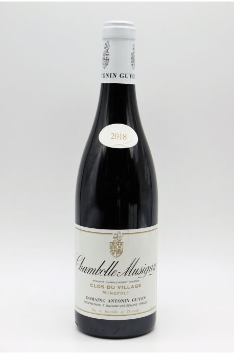 Chambolle Musigny "les cras" / Domaine Antonin Guyon -BIO- 2020 - 75cl